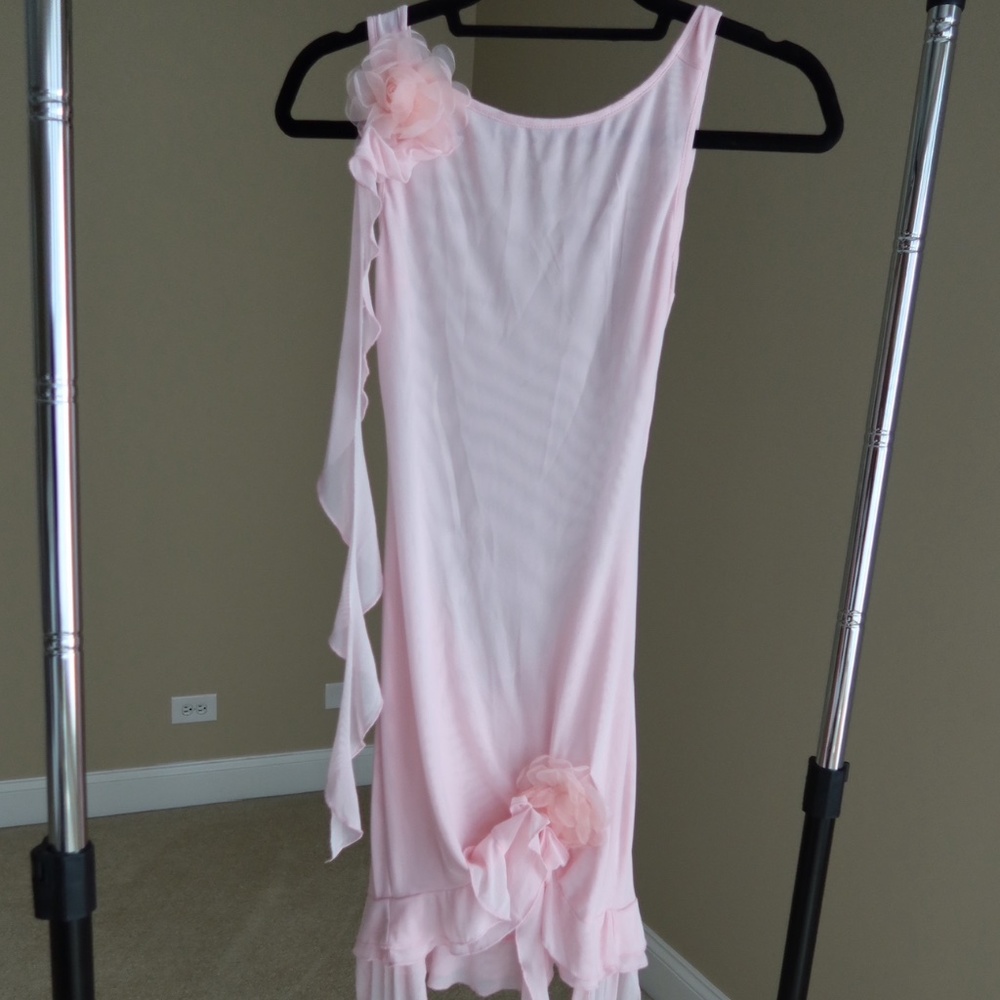Pink Mesh Dress